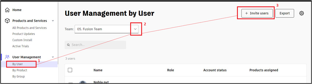 ASSIGN LICENSE AUTODESK