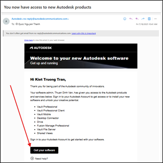 QUY TRÌNH QUẢN LÝ USER - ASSIGN LICENSE AUTODESK