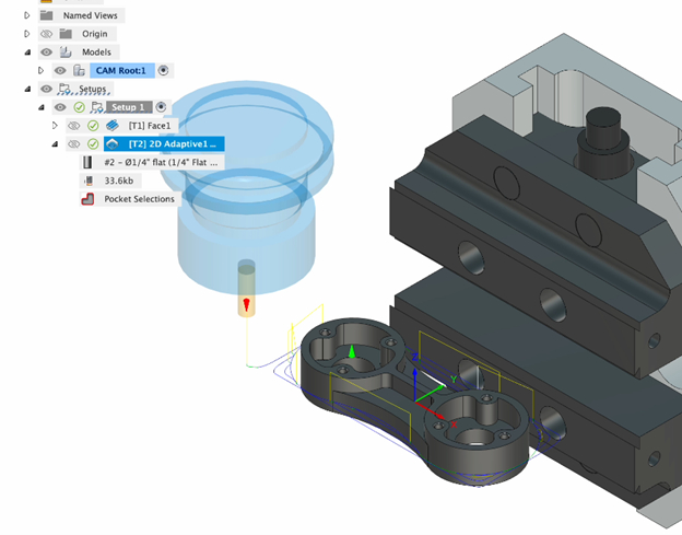 Sử dụng lại hình học cho hướng dao khác trên Fusion 360